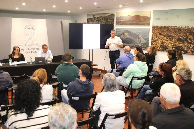 Imagen de la reunión celebrada junto a Óscar Noda