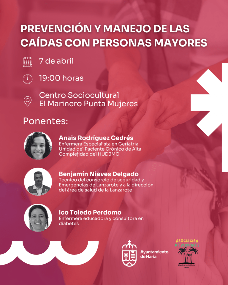 Organizamos una jornada sobre prevención de caídas en mayores y concienciación sobre la diabetes por el Día Mundial de la Salud