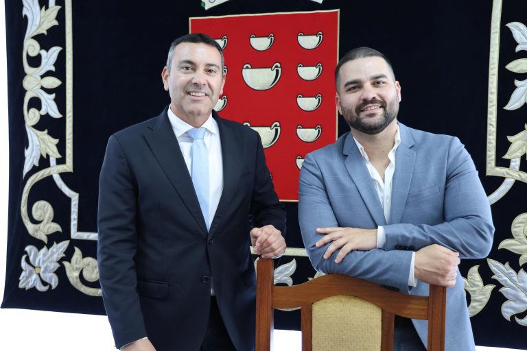 Oswaldo Betancort y Jesús Machín