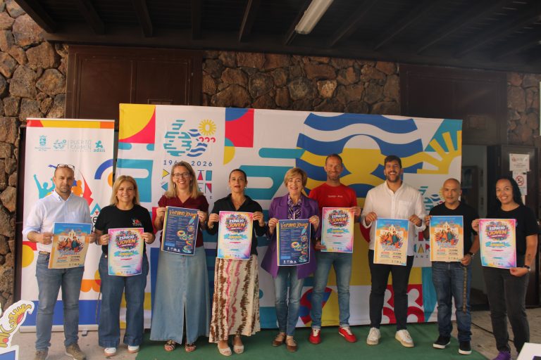 Imagen de la presentación del Verano Joven del Ayuntamiento de Tías