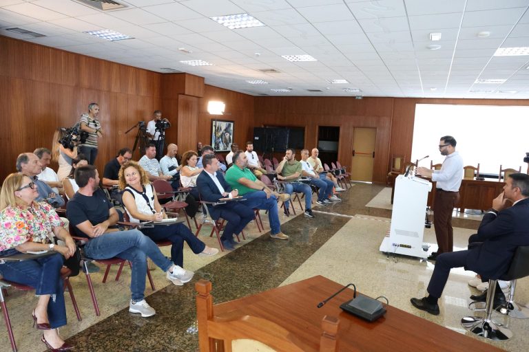 Imagen de la rueda de prensa acerca de La Geria