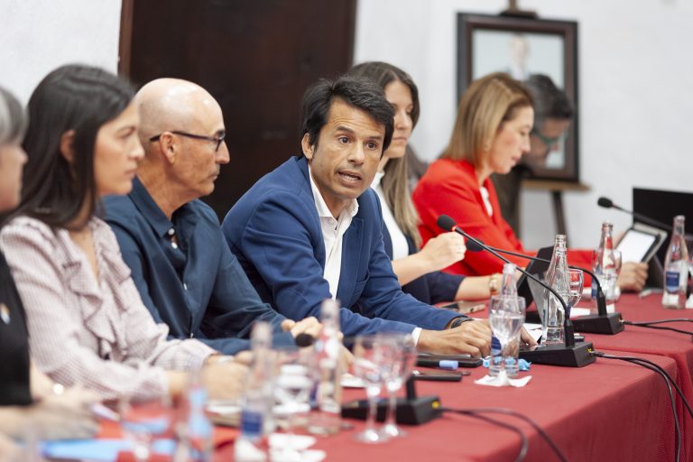 Marcos Bergaz (PSOE) en pleno Teguise este jueves