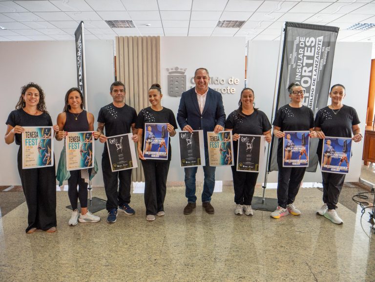 Presentación del festival de gimnasia Lolina Curbelo