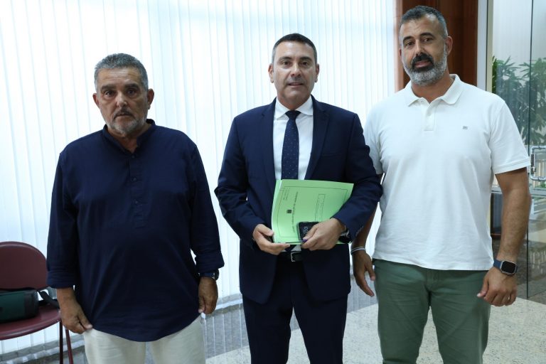 Mateo Ramón, Oswaldo Betancort y Emilio Machín