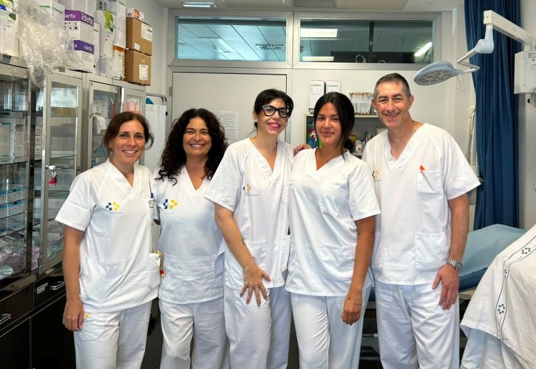 Parte del equipo de Derma del Molina Orosa