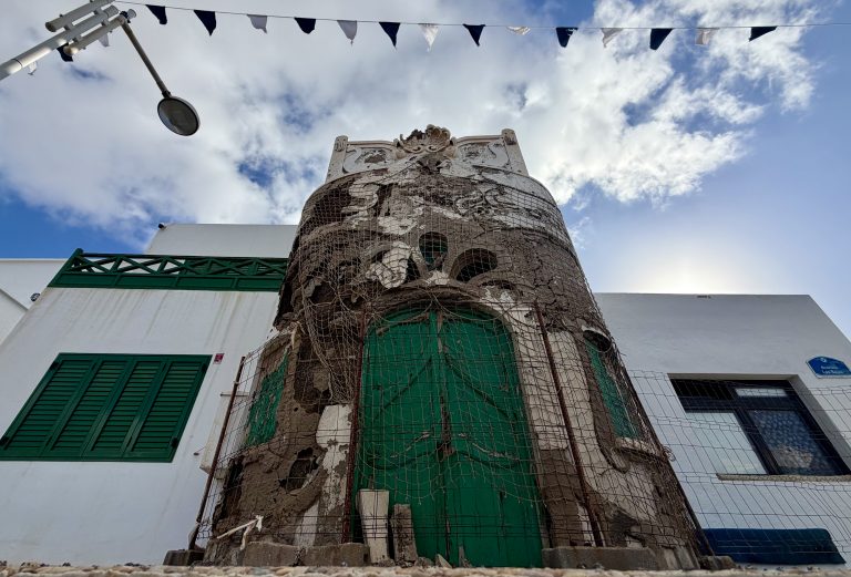 Estado actual de la Casa Modernista de La Caleta de Famara