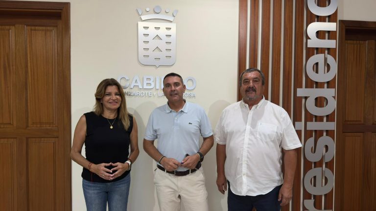Maria Jesús Tovar, Oswaldo Betancort y Miguel Angel Jimenez