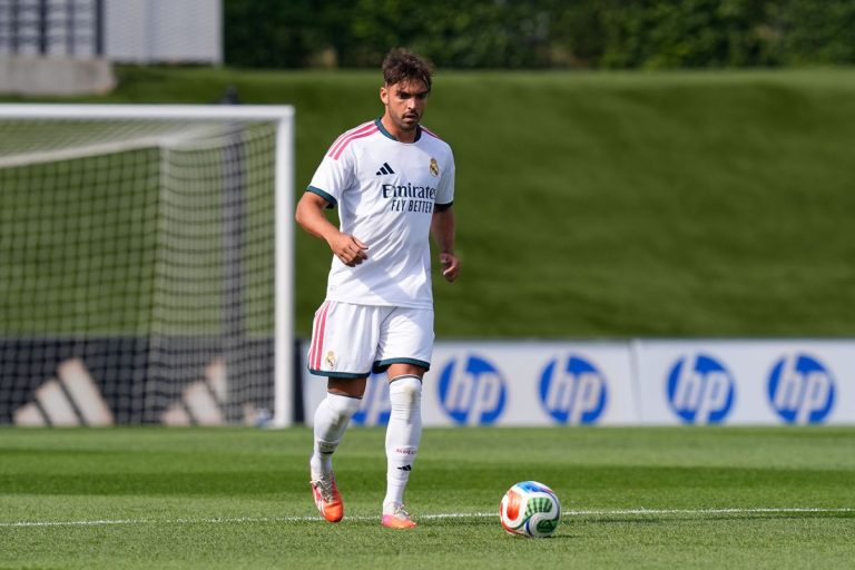 El futbolista canario del Real Madrid, Raúl Asencio