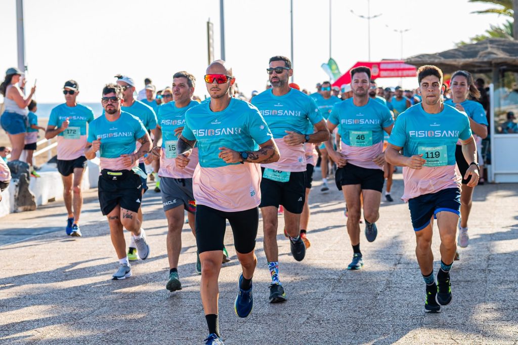 Presentación de la quinta edición de la Fisiosan 5K en Playa Honda