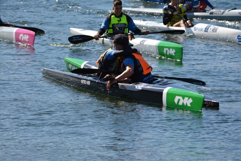 Expedición del Club Piragüismo Marlines de Lanzarote antes del Campeonato de España