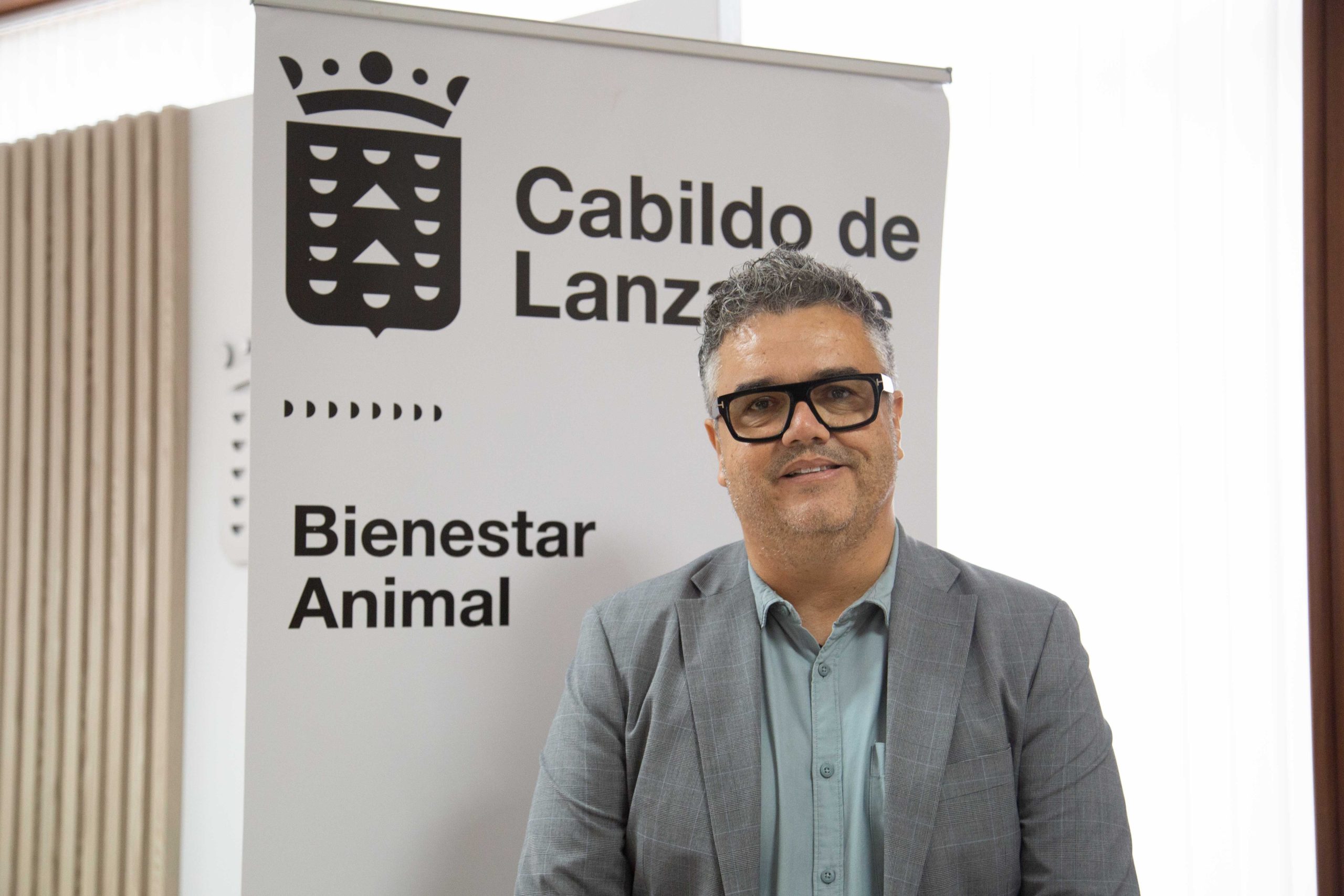 Armando Santana durante el Encuentro Insular de Bienestar Animal