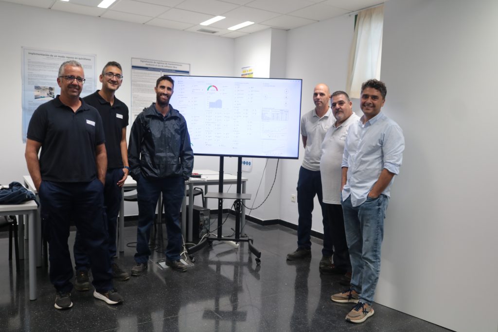 Equipo responsable de la Gestión Técnica Centralizada de los centros sanitarios de Lanzarote