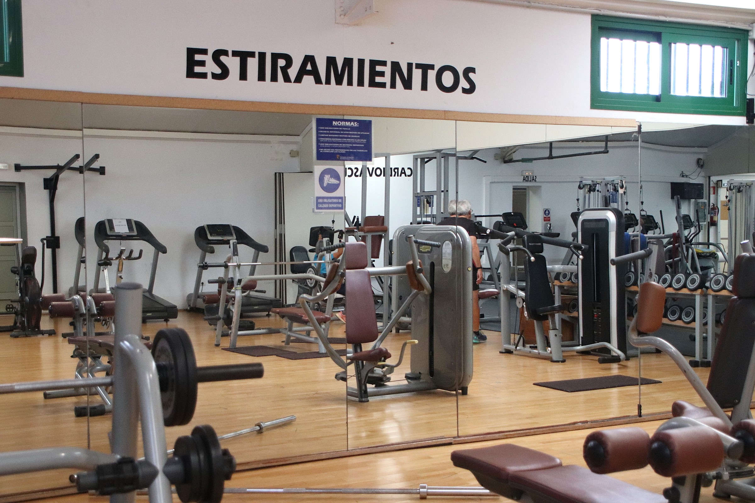 Instalaciones del gimnasio municipal de Yaiza
