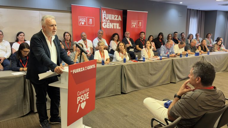 Imagen de la asamblea regional del PSOE Canarias