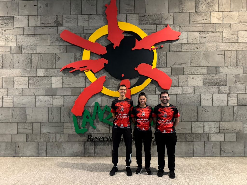 Representantes del Auria Bádminton Club en una fotografía facilitada para el Campeonato de Canarias Absoluto